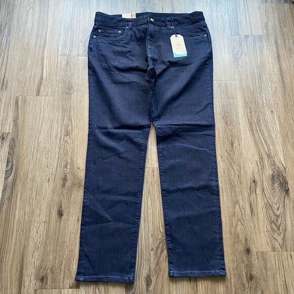 Prana Hillgard Slim Jean Mens 38x32 Rinse Wash Tapered Leg Stretch Denim Outdoor - Picture 3 of 9